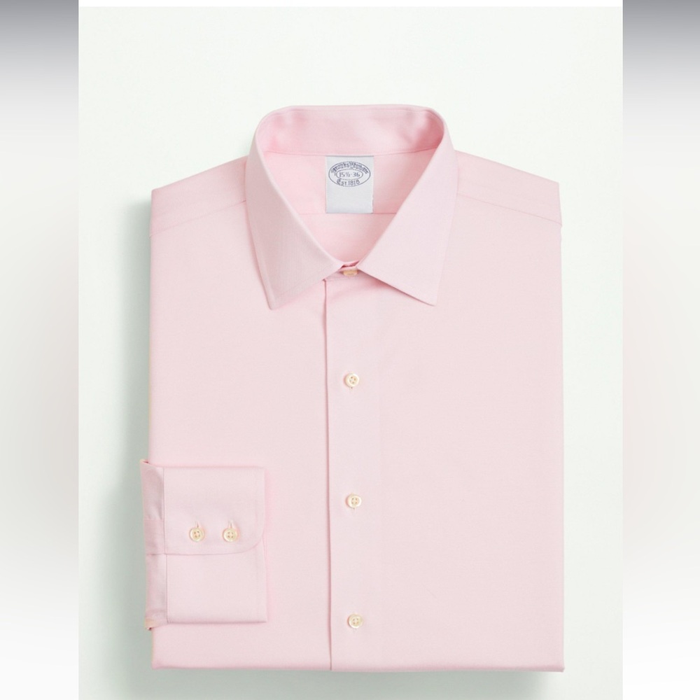 Brooks Brothers Pink Non- iron Dress Shirt